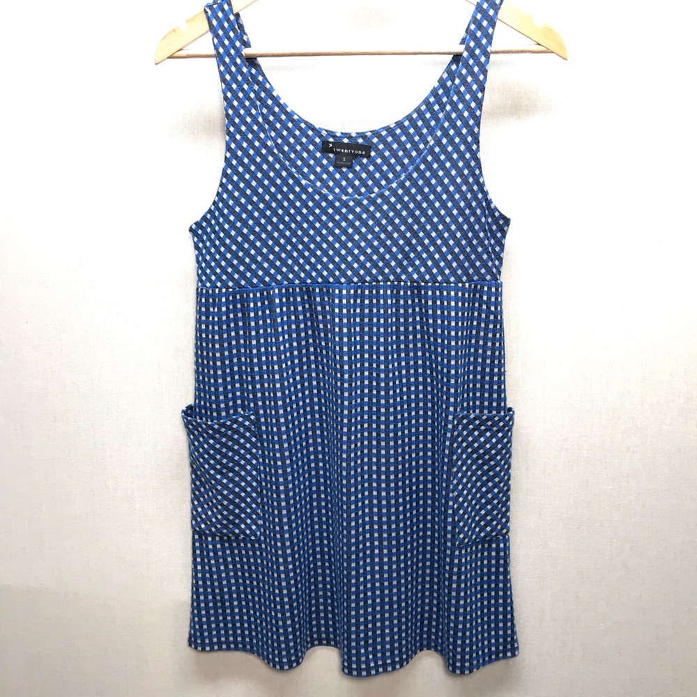 Forever 21 Plaid Babydoll Jumper/Tunic/Top/Dress